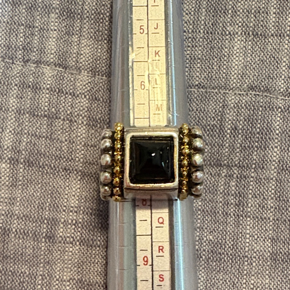Elegant Silver and Gold Women's Ring size 7 1/2